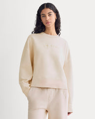 ESENSMOD x The Laufey Foundation Cropped Sweatshirt | Pale Peony