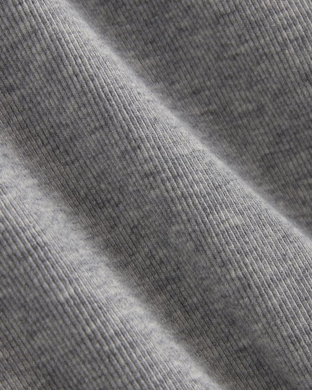 The Luxe Rib Henley | Heathered Grey