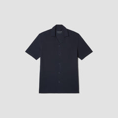 The Pique Short-Sleeve Shirt | Deep Navy