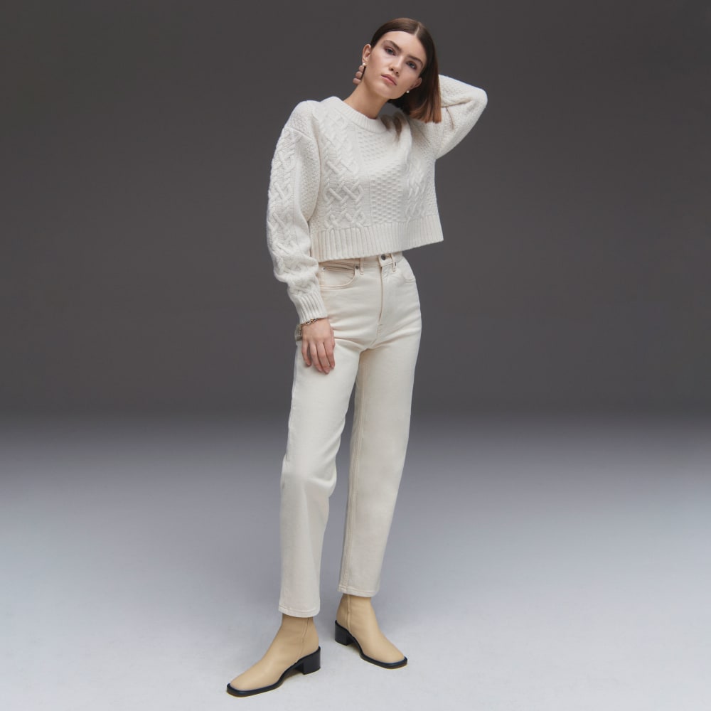 The Original Cheeky庐 Jean | Ecru | 28.5" Inseam