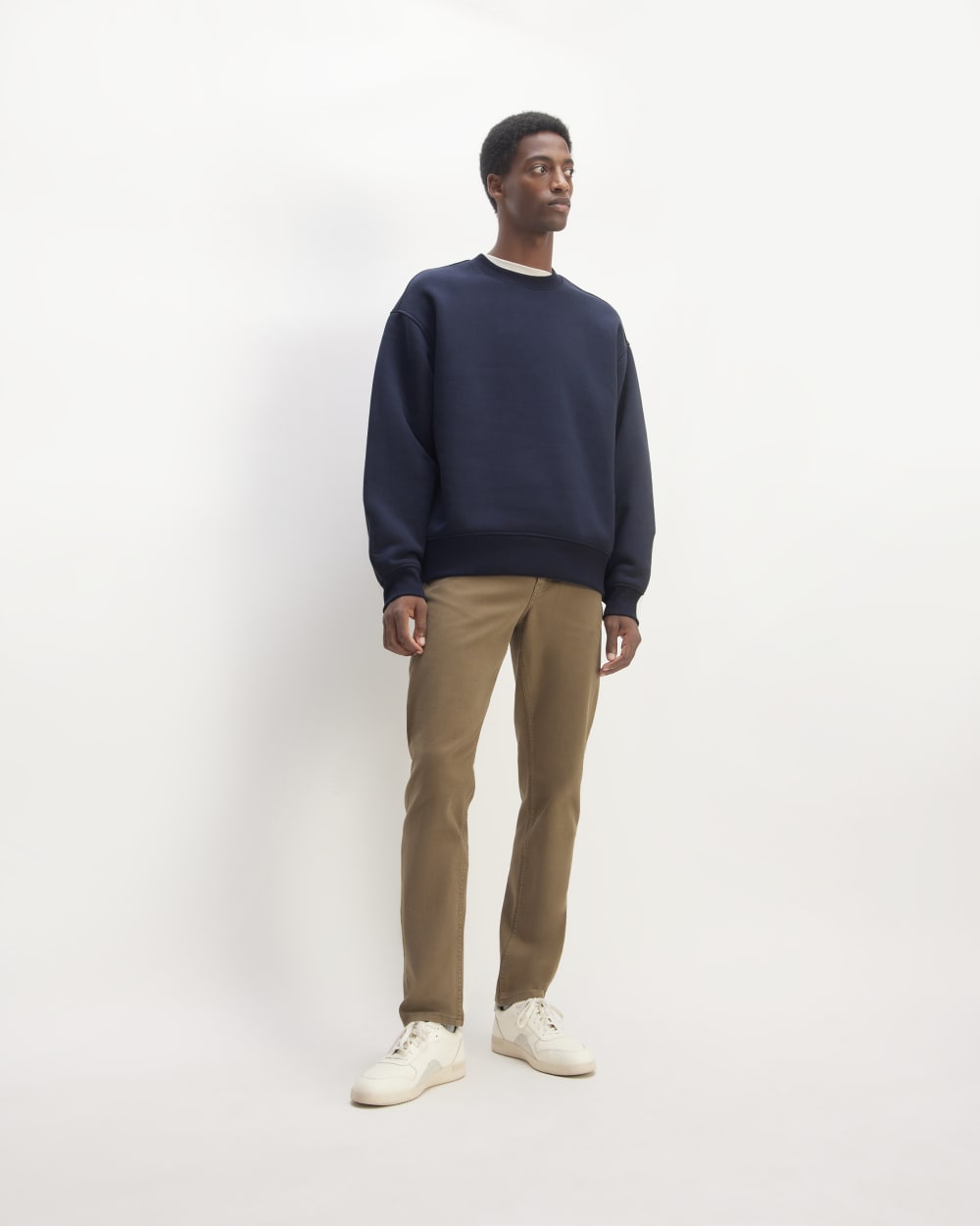 The ReTrack Crewneck Sweatshirt | Navy