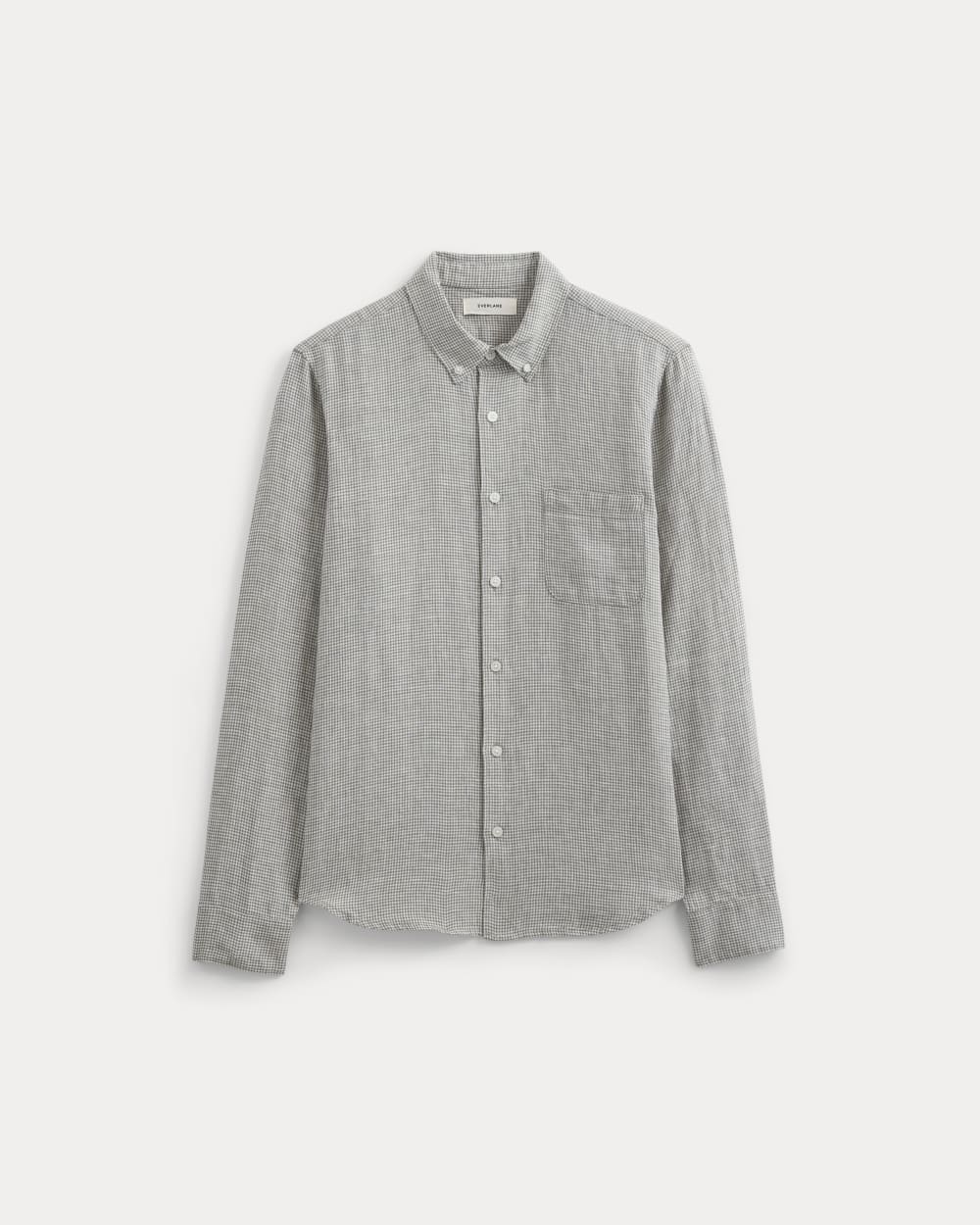 The Classic Shirt in Linen | Agave / Bone