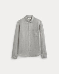 The Classic Shirt in Linen | Agave / Bone