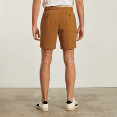 The Pull-On Performance Chino Short | Tawny Brown