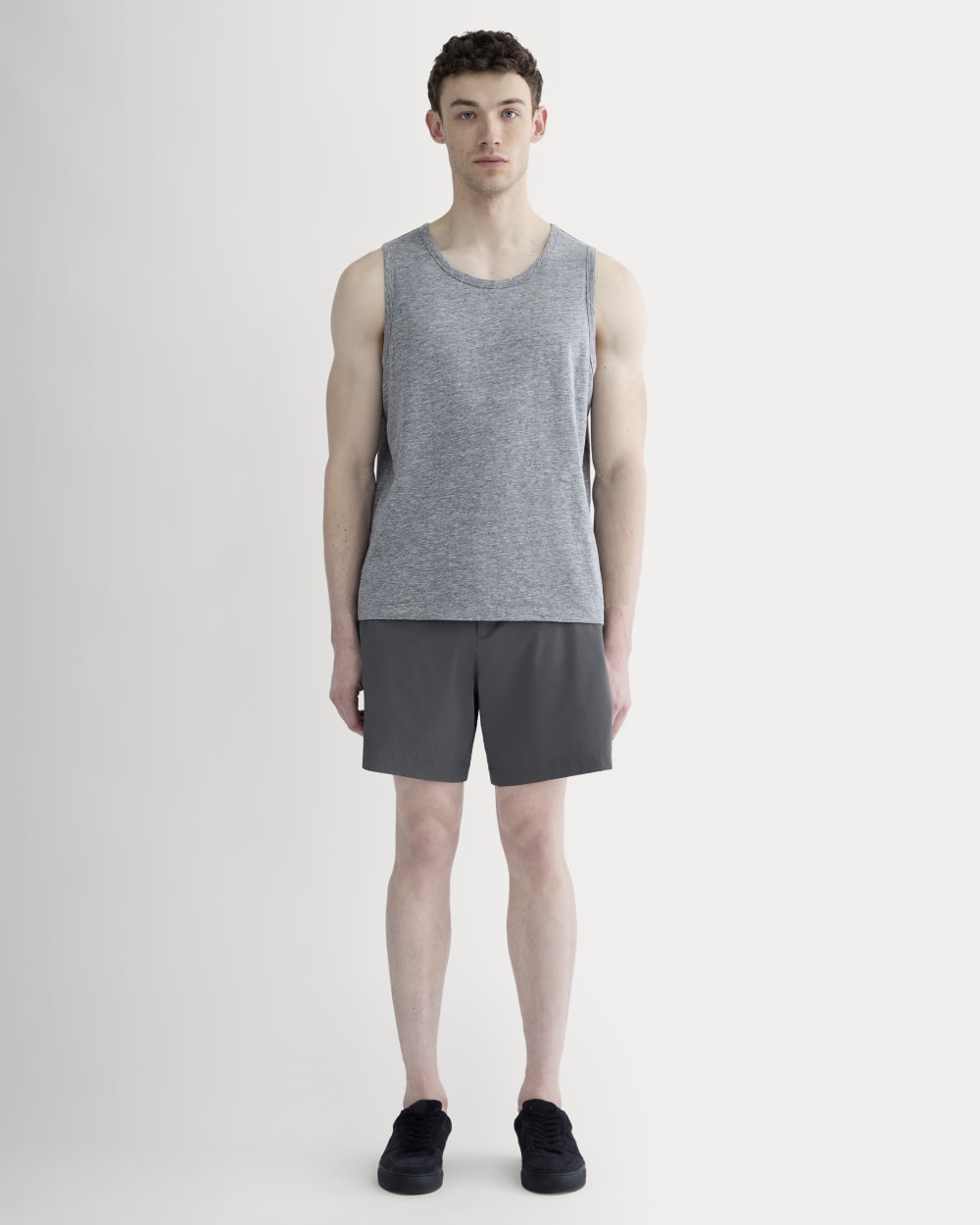 The Rec Performance Tank | Heathered Grey