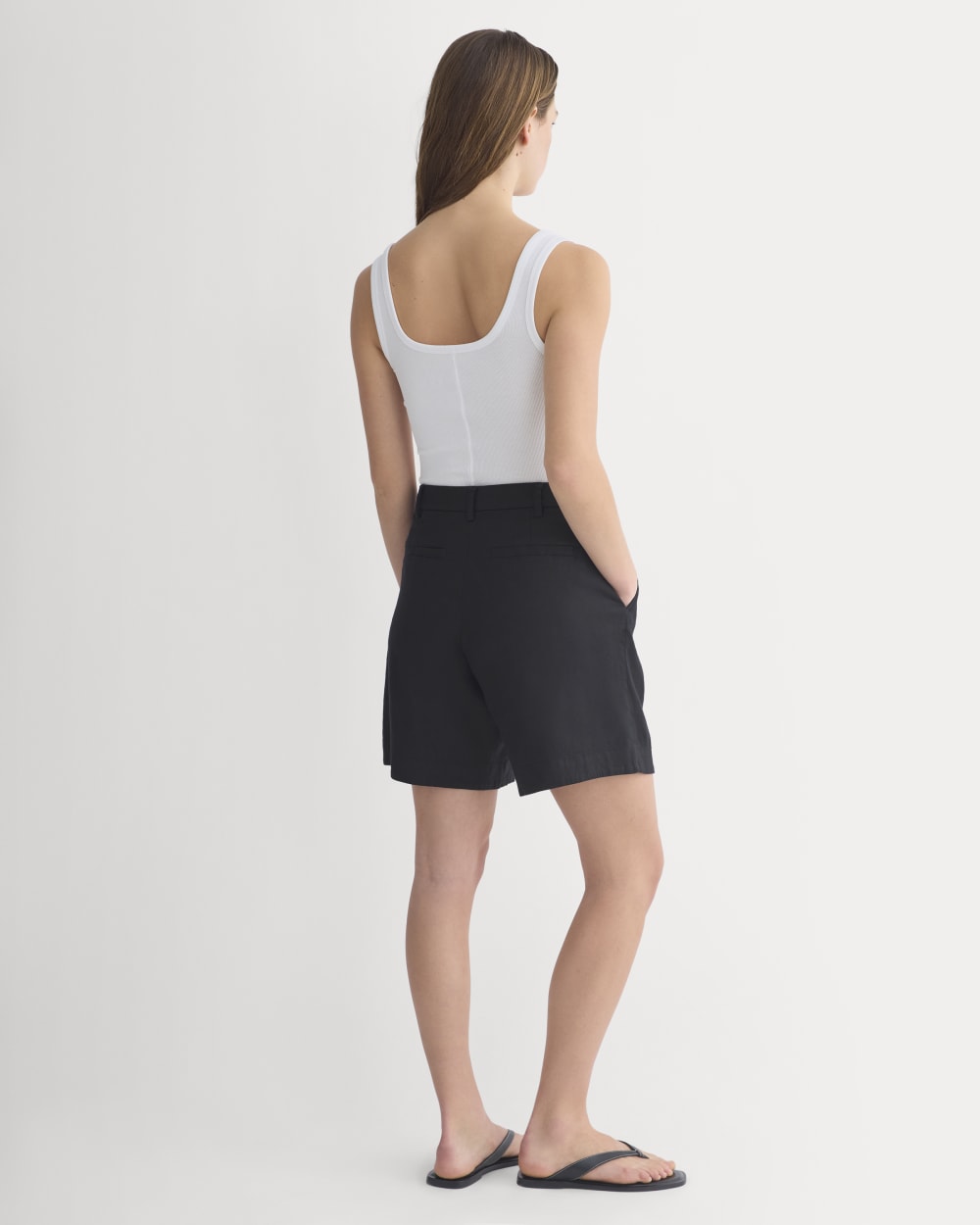 Tailored A-Line Short | Black