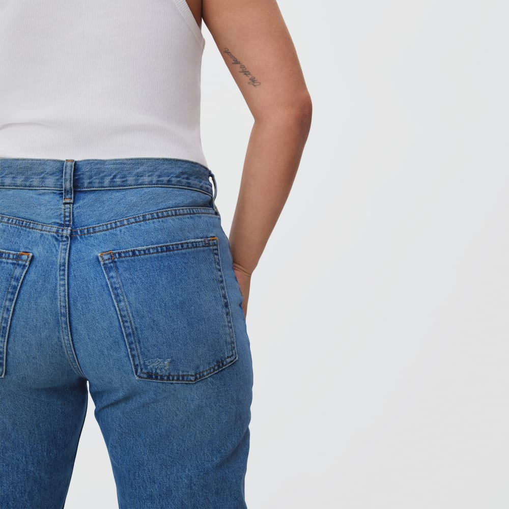 The Rigid Slouch Jean | Washed Indigo | 27.5鈥?Inseam