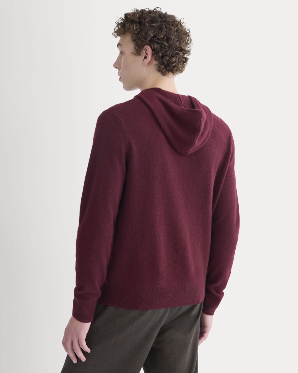 ESENSMOD x Peace & Quiet Cashmere Hoodie | Wine