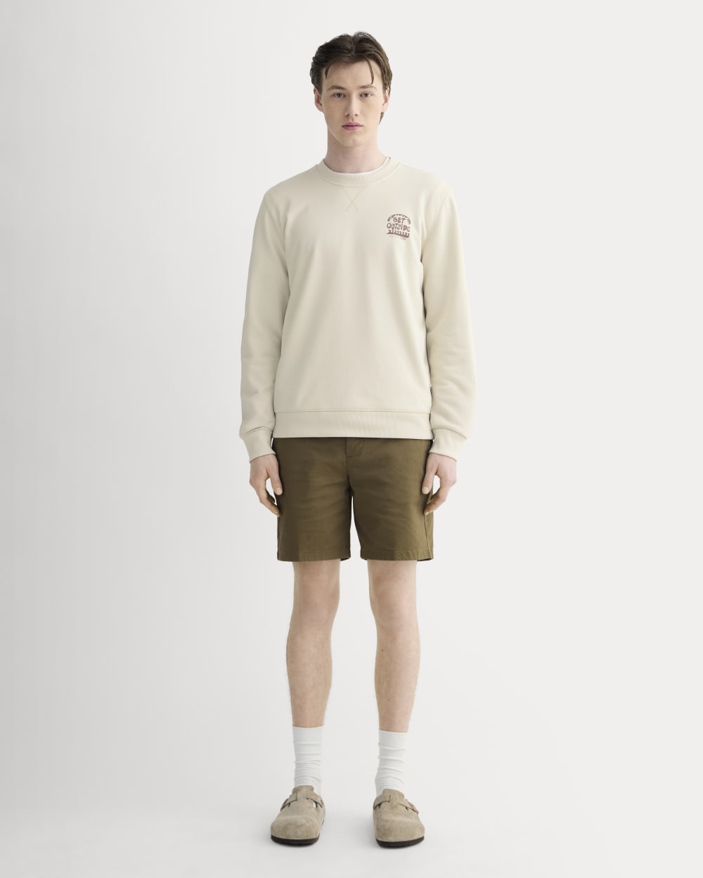 The ESENSMOD x Parks Project French Terry Crew | Natural / Brown