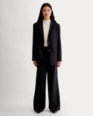 The Linen Way-High庐 Drape Pant | Black
