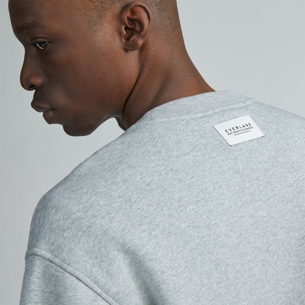 The ReTrack Crewneck Sweatshirt | Heathered Grey