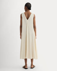 The V-Neck Dress in SoftLuxe | Sandshell