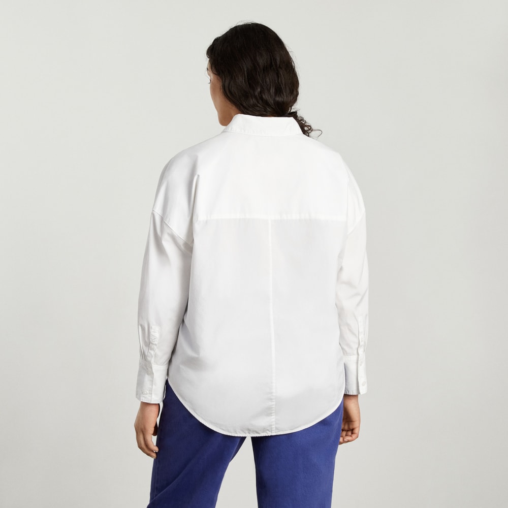 The Oversized Poplin Shirt | White