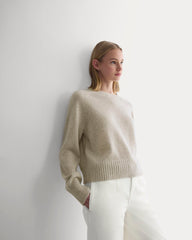 The Boxy Crew in Cashmere | Canvas