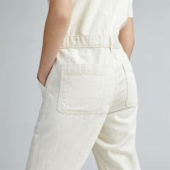 The Supersoft Jean Coverall | Seeded Ecru