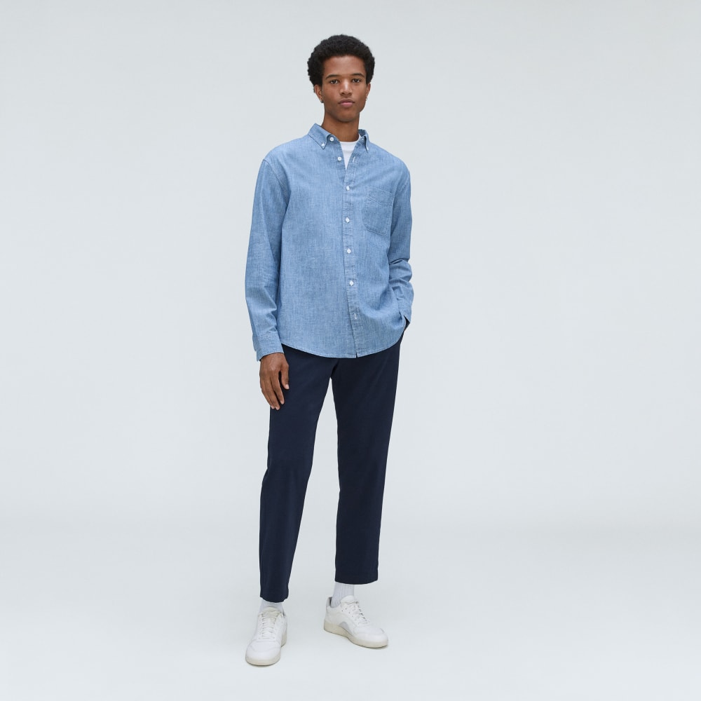 The Relaxed Organic Chambray Shirt | Ivy Blue ReChambray