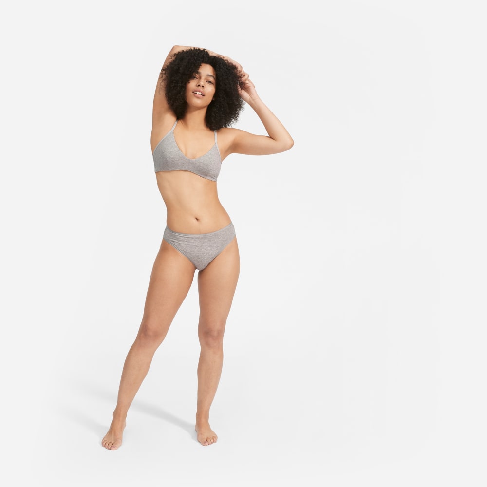 The Cotton Bralette | Heathered Grey