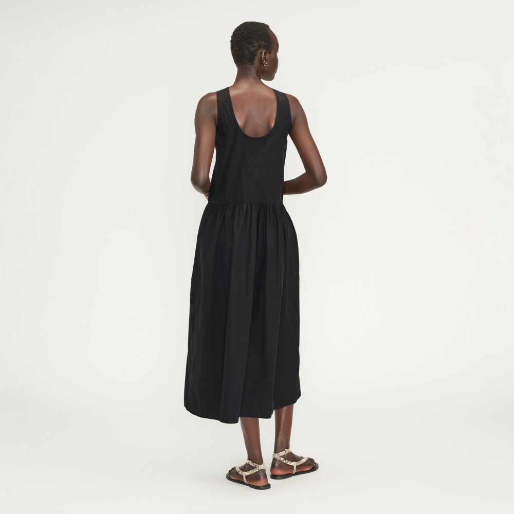 The Poplin Summer Dress | Black