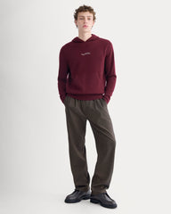 ESENSMOD x Peace & Quiet Cashmere Hoodie | Wine