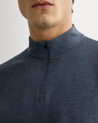 The Rec Quarter-Zip | Heathered Navy