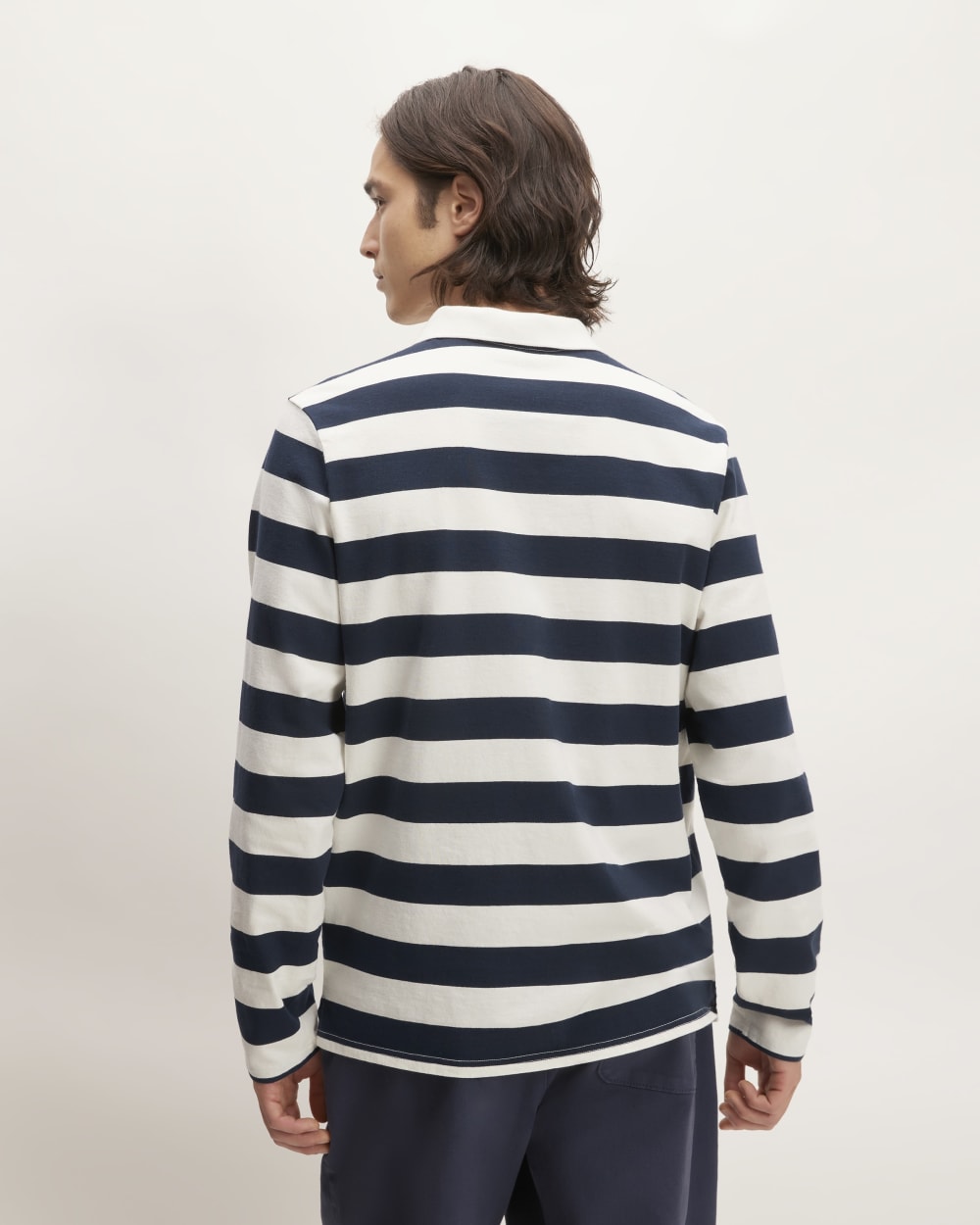 The Premium-Weight Rugby Shirt | Navy / Bone
