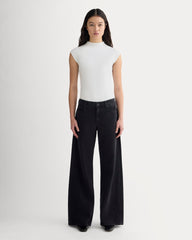 The Form Funnel-Neck Bodysuit | White