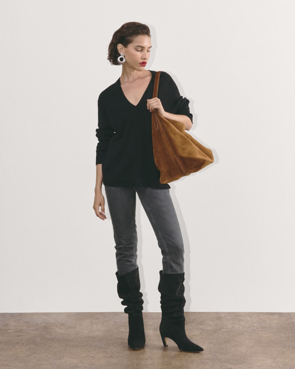 The Original Cheeky庐 Jean | Washed Charcoal | 26.5" Inseam