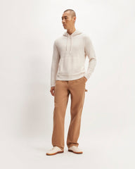 The Felted Merino Hoodie | Heathered Oat