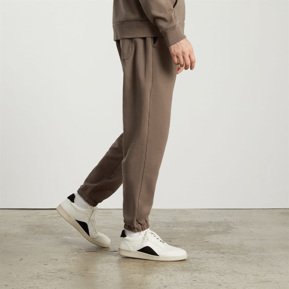 The ReLeather庐 Court Sneaker | Off White / Black