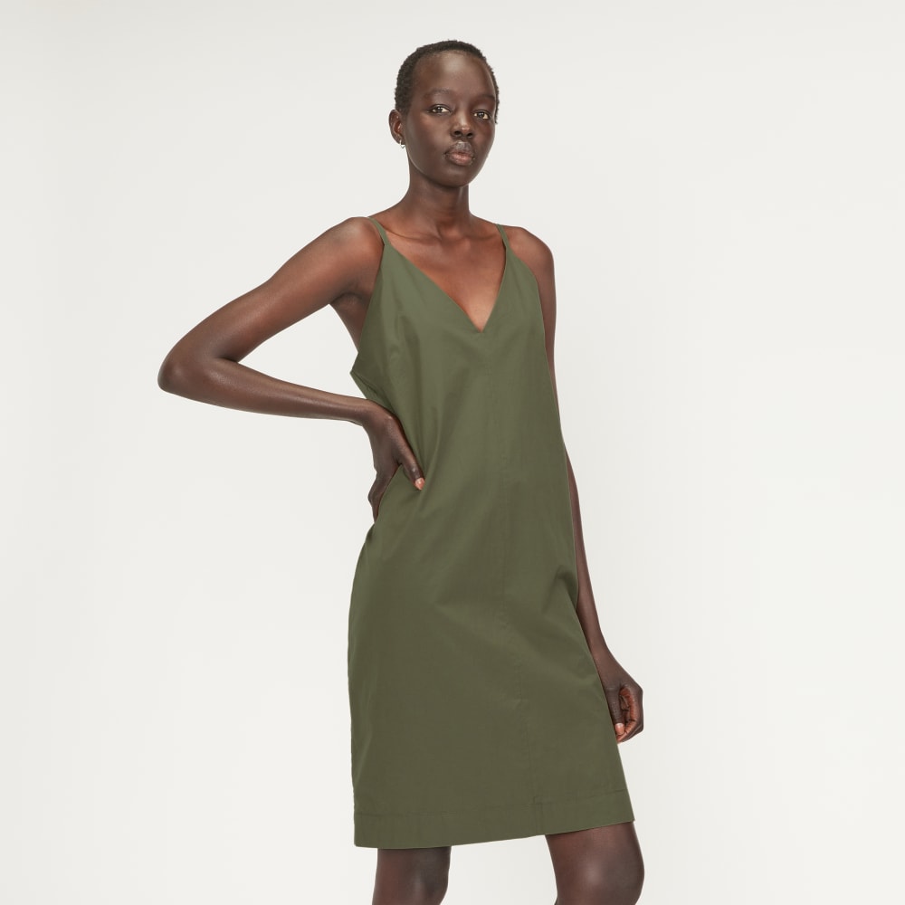 The Poplin Slip Dress | Kalamata