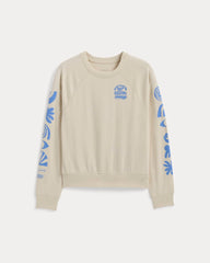 The ESENSMOD x Parks Project Off-Duty Long-Sleeve Tee | Natural / Granada Sky Blue