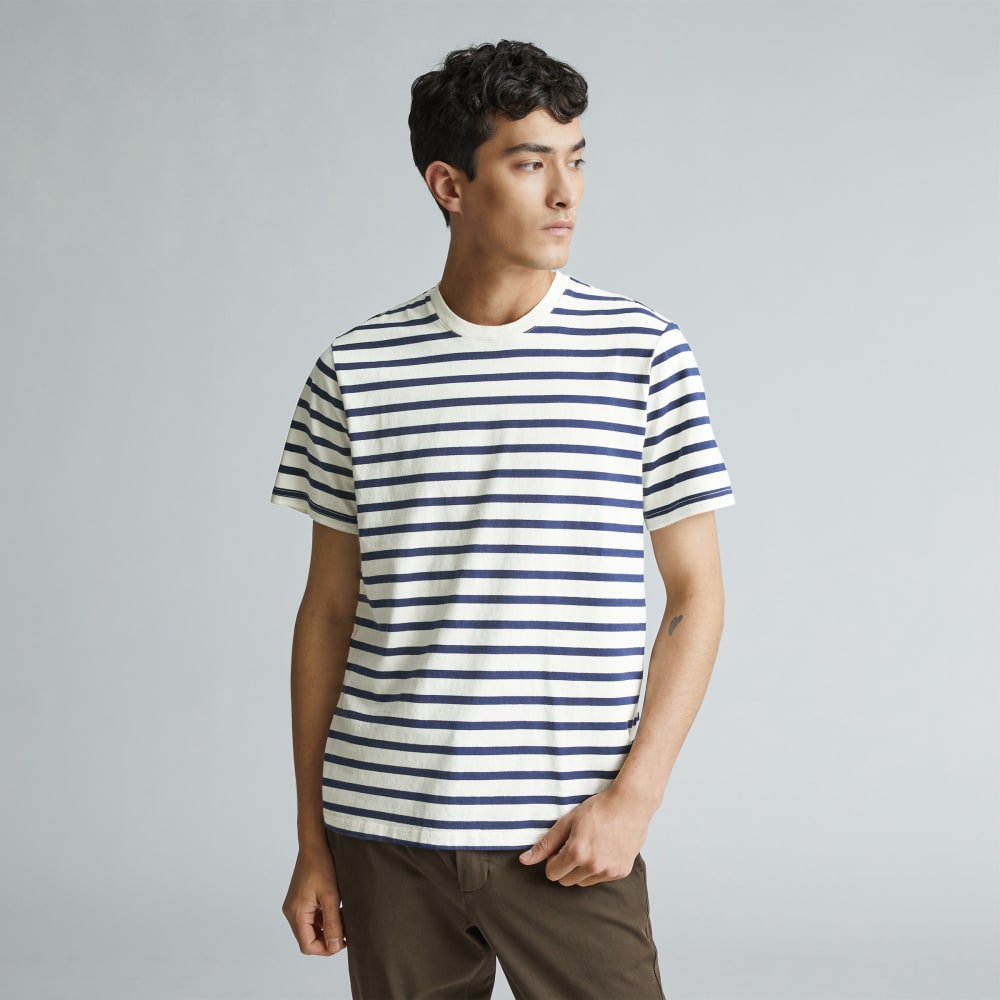 The Premium-Weight Crew | Uniform | Ocean Cavern / Canvas Tan