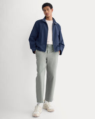 Cropped Slub Trouser | Agave Green