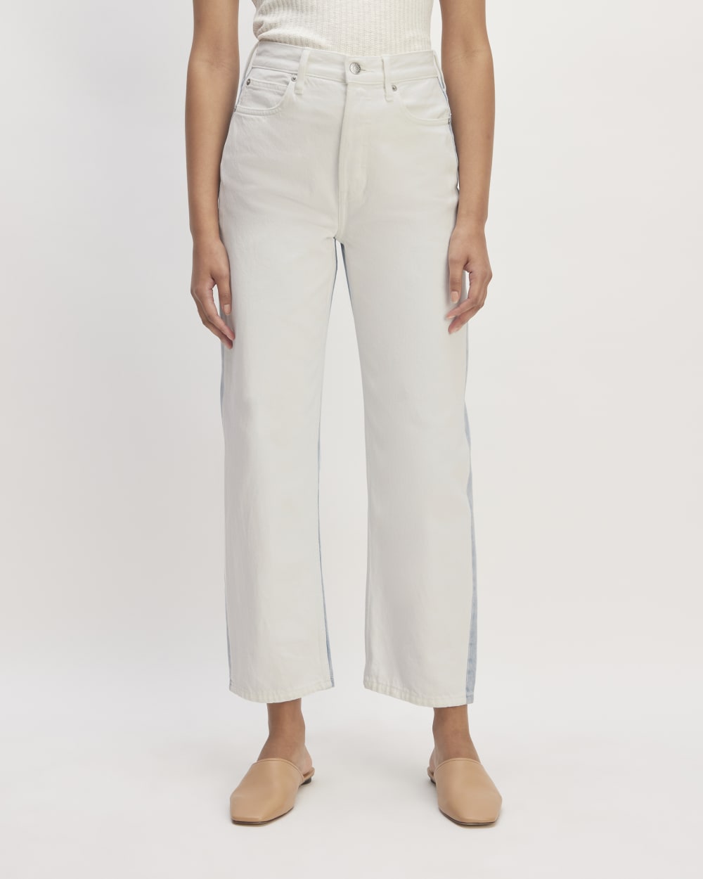 The Rigid Way-High庐 Jean | Two Tone Bone | 27.5" Inseam