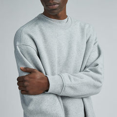 The ReTrack Crewneck Sweatshirt | Heathered Grey