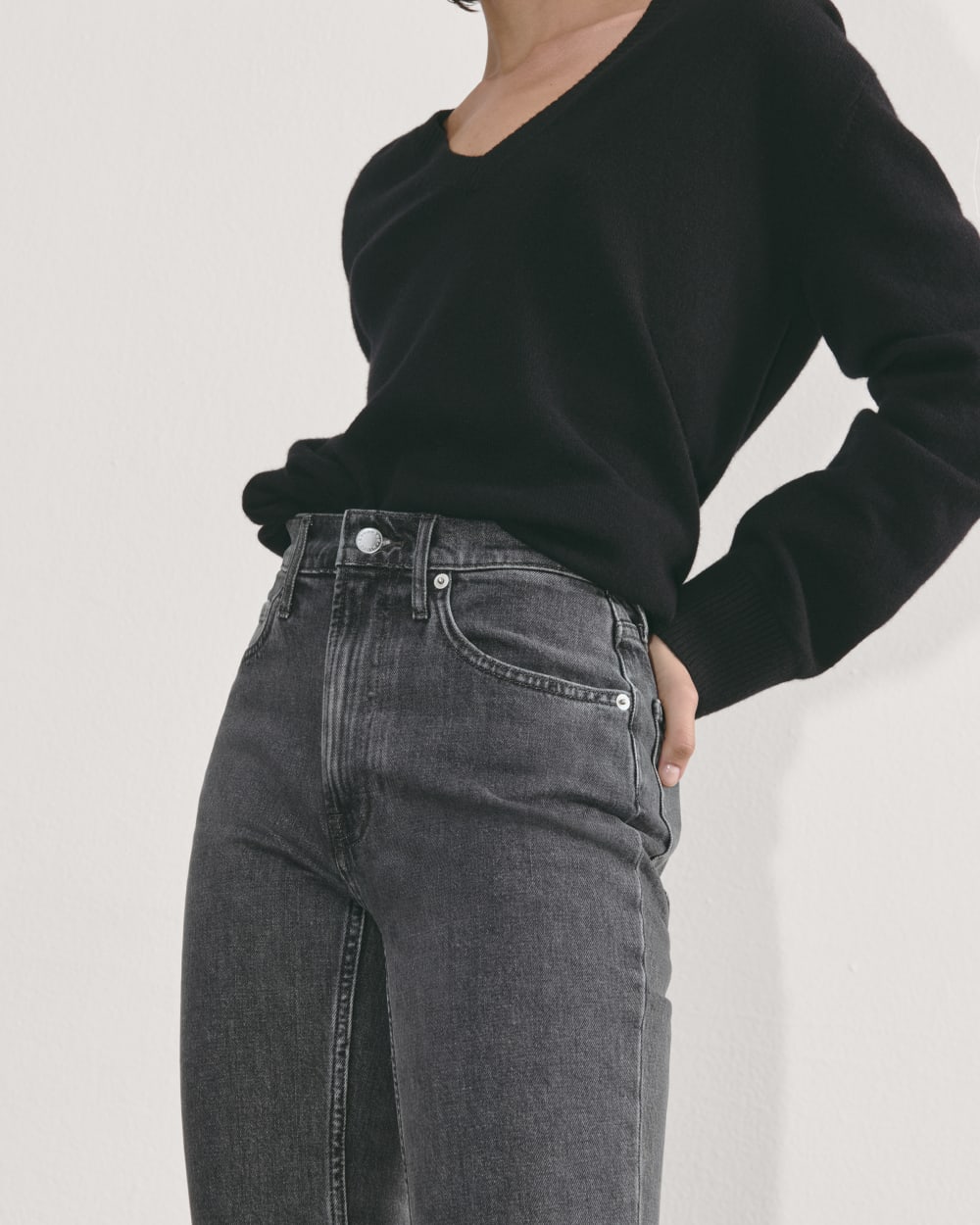 The Original Cheeky庐 Jean | Washed Charcoal | 26.5" Inseam