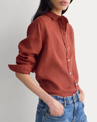 The Must-Have Shirt in Linen | Henna Red