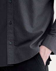 The Slim Oxford Shirt | Slate Grey | Standard