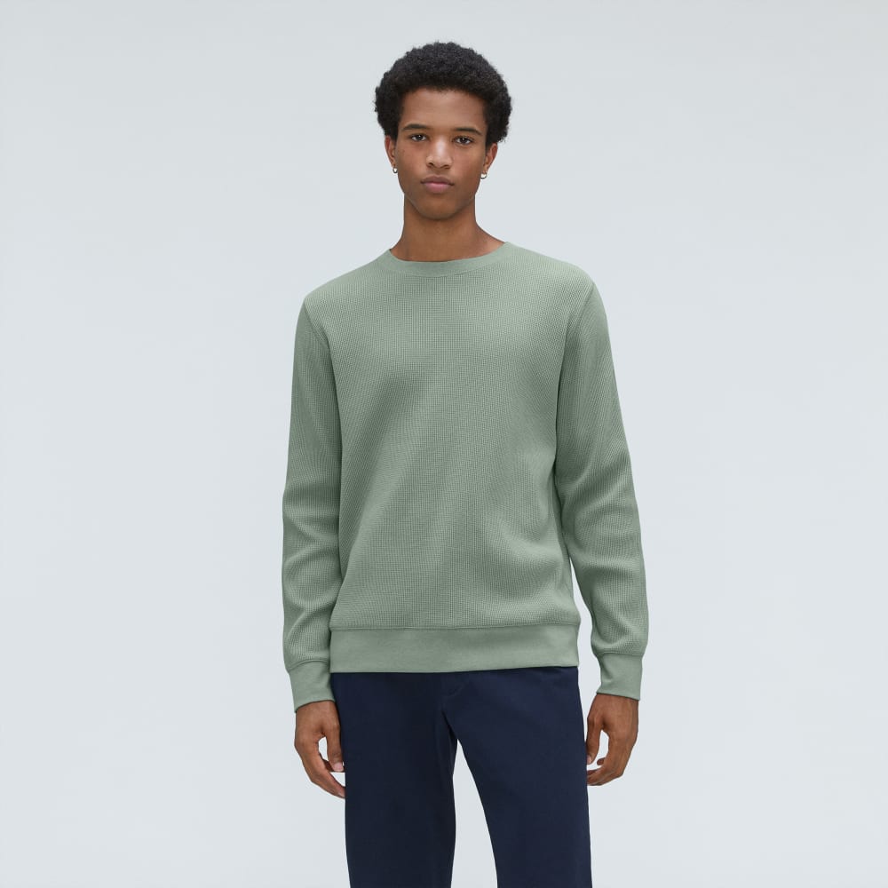 The Waffle Long-Sleeve Crew Tee | Lily Pad