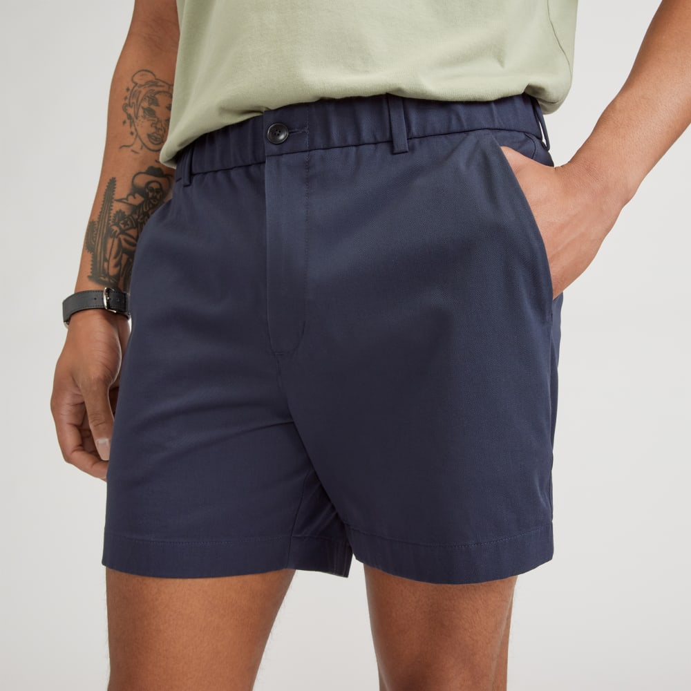The Pull-On Performance Chino 5" Short | Deep Navy