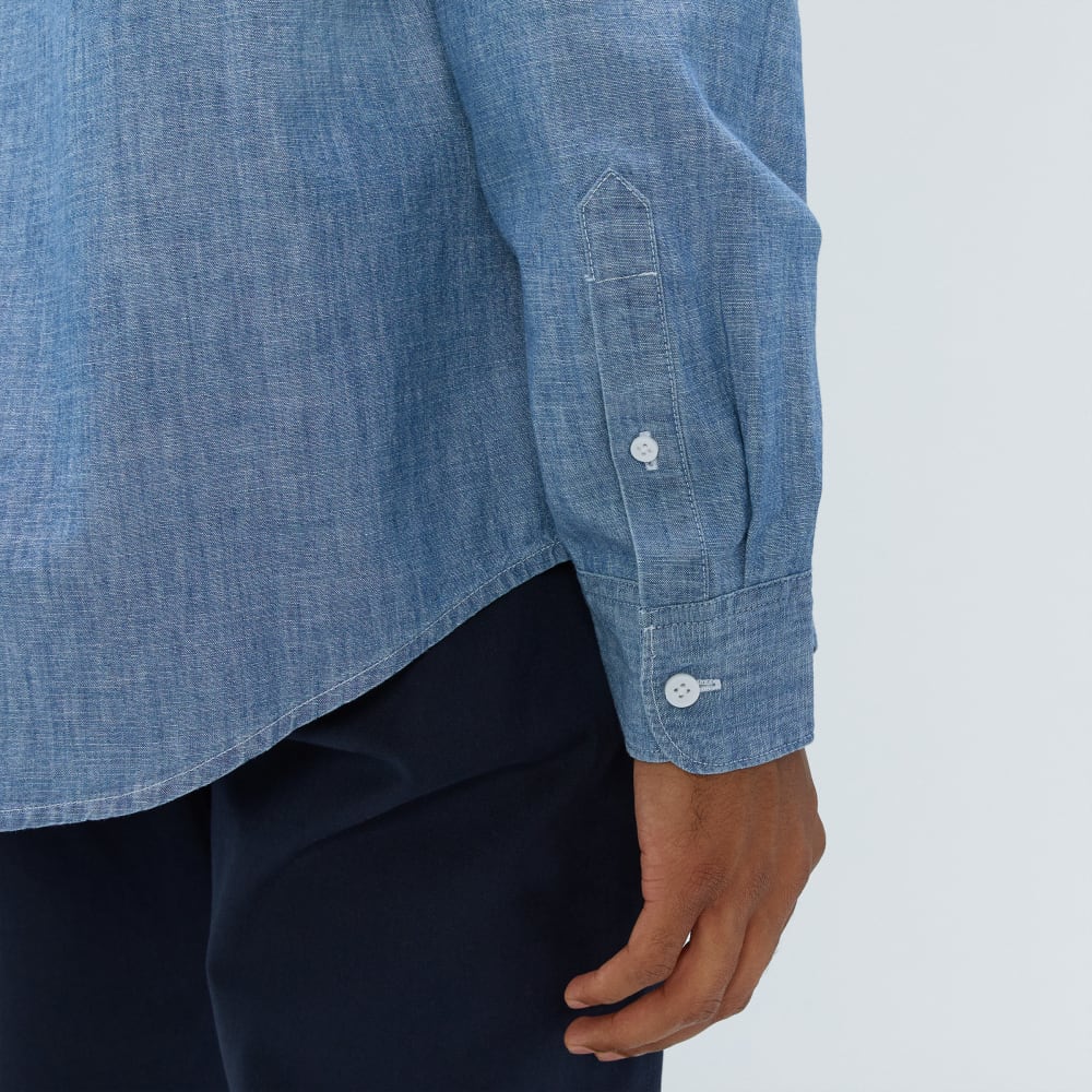 The Relaxed Organic Chambray Shirt | Ivy Blue ReChambray