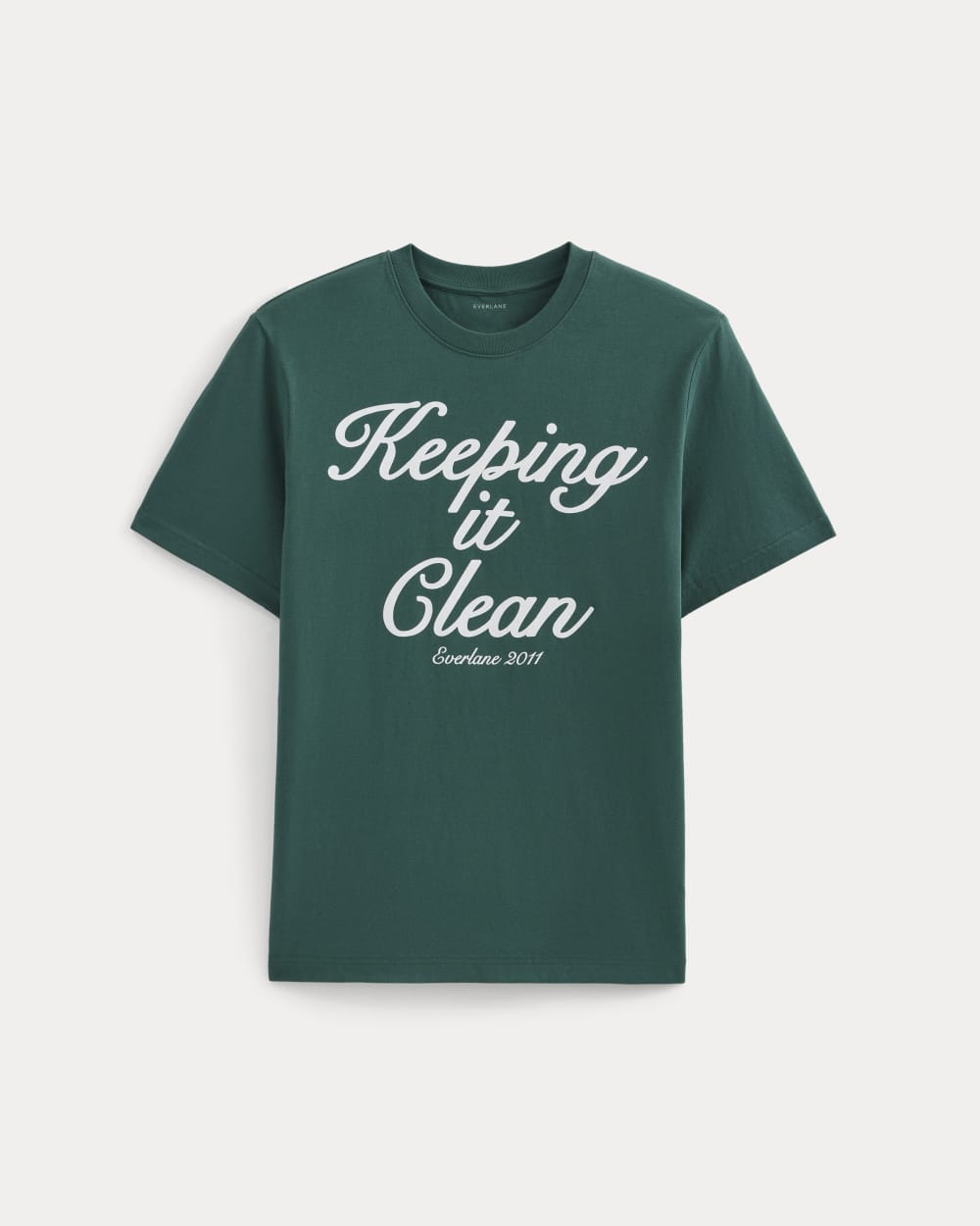Script Logo Tee | Glazed Green