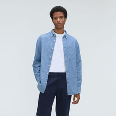 The Relaxed Organic Chambray Shirt | Ivy Blue ReChambray