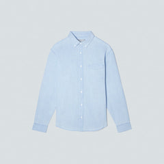 The Relaxed Organic Chambray Shirt | Icy Blue