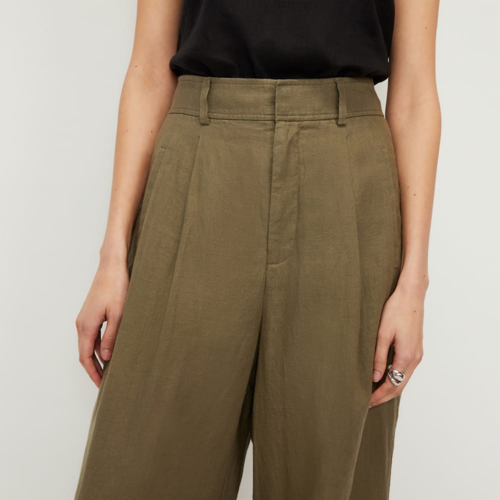 The Linen Way-High庐 Drape Pant | Kalamata