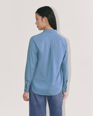 The Must-Have Shirt in Silky Cotton | Bluebell