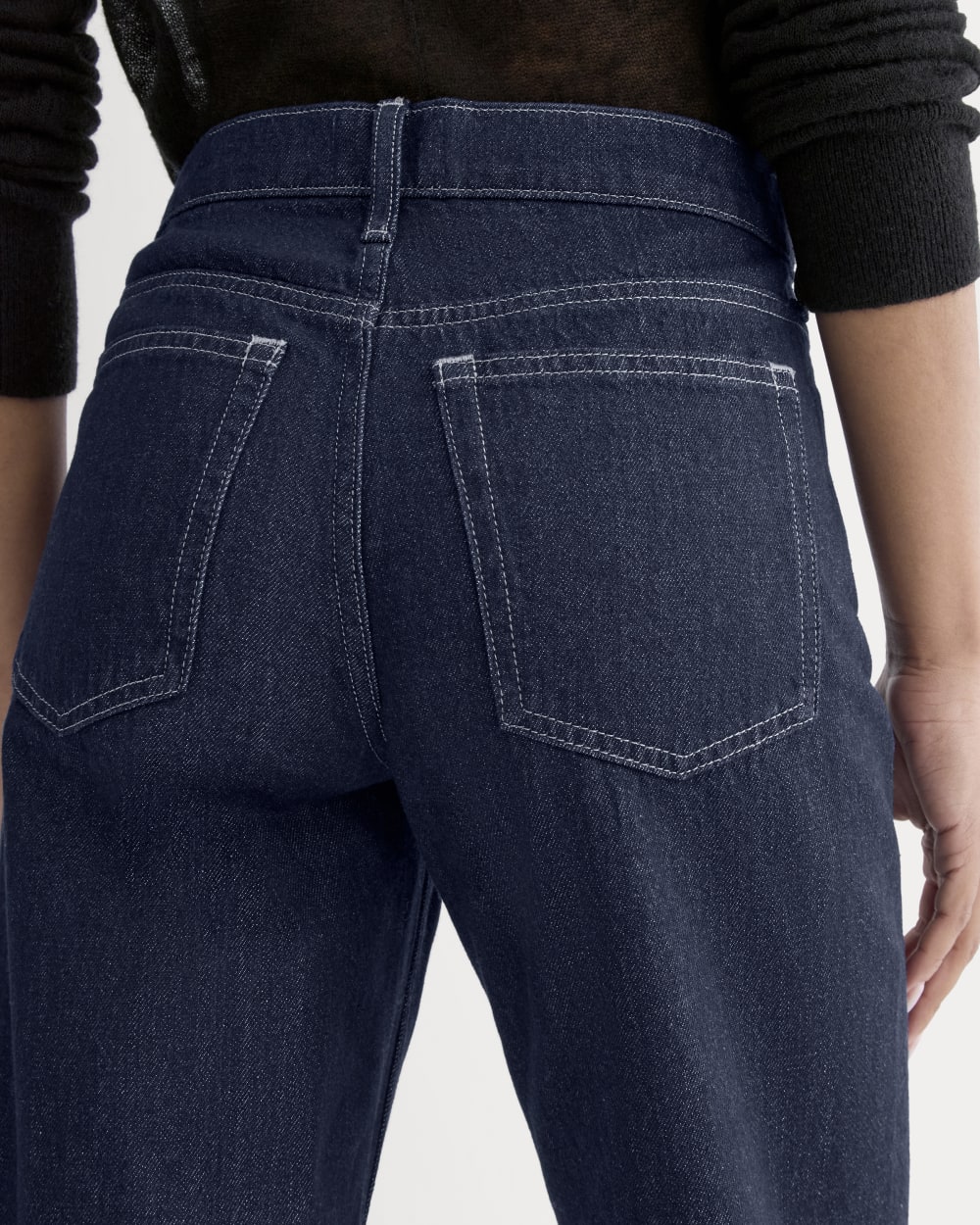 Low-Rise Straight Jean | Tungsten Rinse