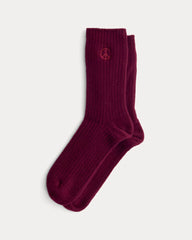 ESENSMOD x Peace & Quiet Cashmere Socks | Wine