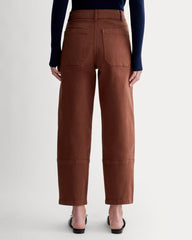 The Utility Barrel Pant | Rosewood | Regular