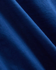 Tie-Neck Dress in Stretch Linen | Estate Blue